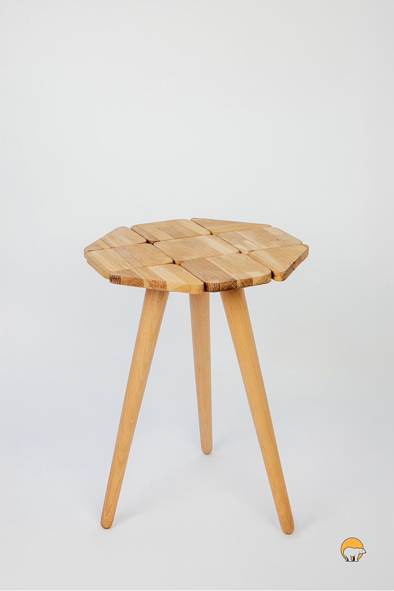 "Solari" Masif Meşe Yan Sehpa - Datvico