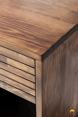 "Detalo" Masif Ceviz Rengi Komodin - Datvico