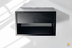 "Klando" Siyah Yüzen Komodin - Datvico