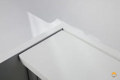 "Blando" Beyaz Yüzen Komodin - Datvico