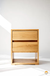 Masif Meşe 2 Çekmeceli Komodin - Datvico