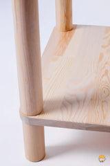 "Berce" Masif Ahşap Yan Sehpa - Datvico