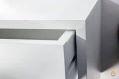 "Blando" Beyaz Yüzen Komodin - Datvico