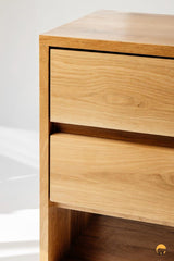 Masif Meşe 2 Çekmeceli Komodin - Datvico