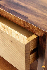 Retro Masif Ahşap Komodin - Datvico