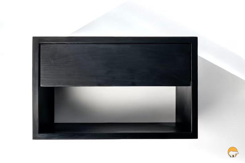 "Klando" Siyah Yüzen Komodin - Datvico