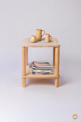 "Berce" Masif Ahşap Yan Sehpa - Datvico