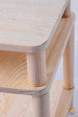 "Berce" Masif Ahşap Yan Sehpa - Datvico