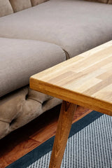 Modern Masif Meşe Orta Sehpa - Datvico