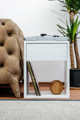 "Juglando" Masif Ahşap Beyaz Komodin - Datvico