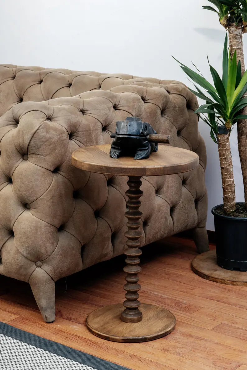 Vintage Özel Tasarım Yan Sehpa - Datvico