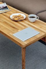 Modern Masif Meşe Orta Sehpa - Datvico